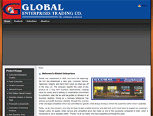 Tablet Screenshot of globalentco.com